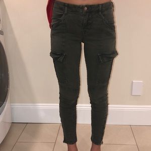 J Brand olive green cargo pants